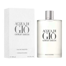 GIORGIO ARMANI Acqua Di Gio Mens EDT Spray 300ml/10.2oz, NIB, Cellophane Wrapped