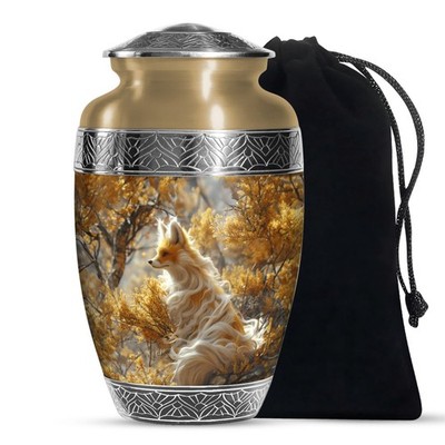 Fox Bloom Urns for Human Ashes Adult Men (10 Inch)