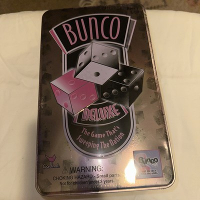 2004 BUNCO DELUXE GAME in TIN BOX by Cardinal