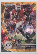 2021 Panini Prizm Draft Picks Orange Ice Prizm Todd Gurley II #85 06z2