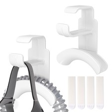 Hecatelly 2 Pack CPAP Hose Holder for Bed, Tube 2 PACK, White