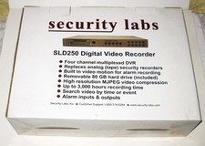 Security Labs SLD250 DVR Digital Video Recorder in Box Powers Up READ LISTING