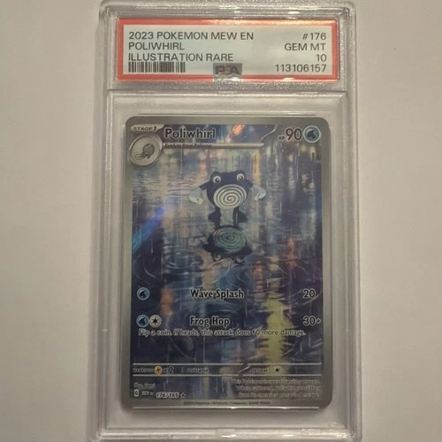 Poliwhirl 176/165 Sv: Scarlet & Violet 151 Holo PSA 10