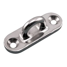 STAINLESS HEAVY DUTY OBLONG PAD EYE 4" (S3705-X003)