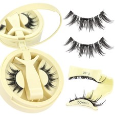 Magnetic Eyelashes 1 Pair Reusable Magnetic Lashes with Applicator Manga Lash...