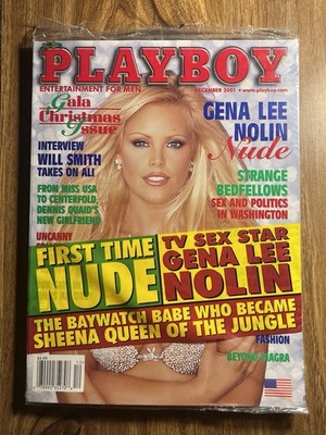 Playboy December 2001 Gena Lee Nolin Christmas Issue  FACTORY SEALED