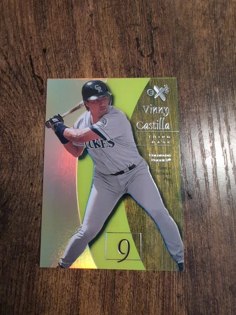 1998 Ex 2001 Essential Credentials Vinny Castilla /63
