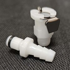 Female Male Fittings Quick Release Valves for Acrylic Penis Nipple Vacuum Pump