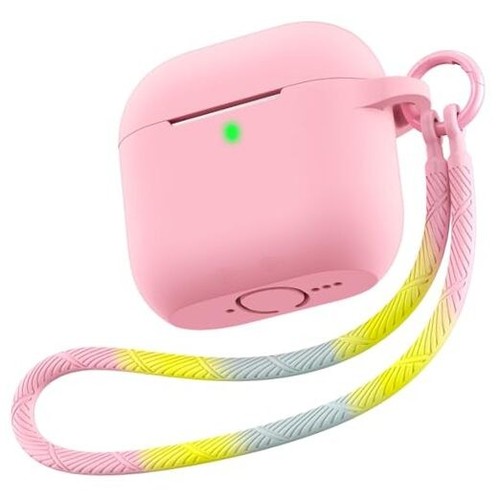  for Airpods 4 Case Cute - 2024 Airpod 4th Generation, Soft Silicone Cover Pink