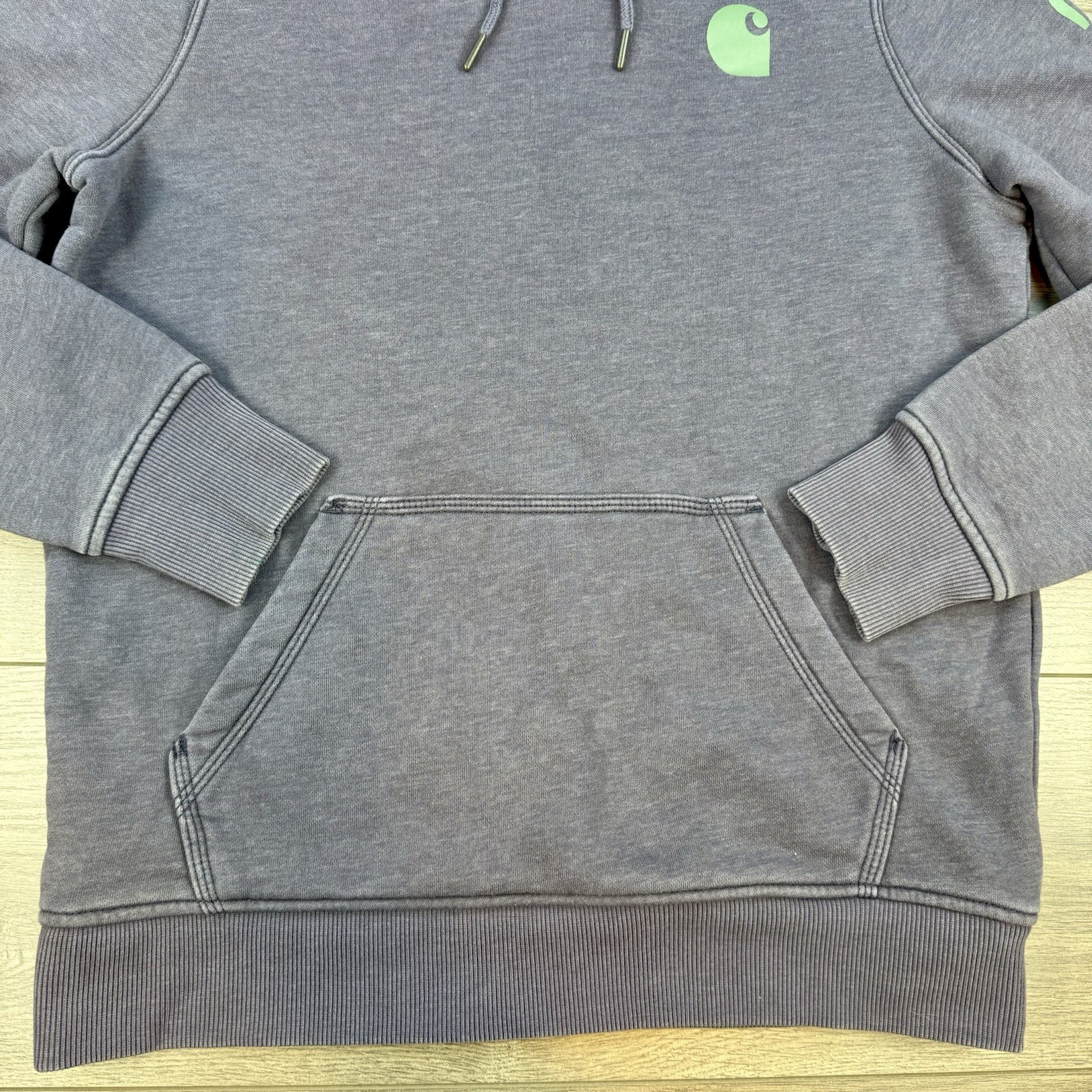 Carhartt Iconic Clarksburg Relaxed Fit Midweight Logo Sleeve Graphic Hoodie W thumbnail 6