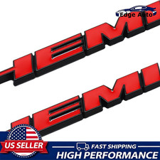 2pcs 3d Fender Side Door Badge For Charger Challenger Hemi Emblem Black Red 2pcs 3d Fender Side Door Badge For Charger Challenger Hemi Emblem Black Red