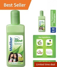 Painless Lice Removal Shampoo With Neem Coconut - Relieves Itching 50 Ml Painless Lice Removal Shampoo With Neem Coconut - Relieves Itching 50 Ml