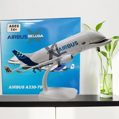 Airbus A330-700L 1:400 Big Beluga W/Wheel Metal Aircraft Plane Model Decor Gift