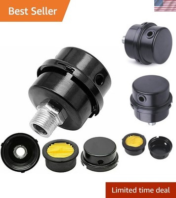 High-Performance Air Compressor Filter with Paper Insert - Fits Multiple Brands