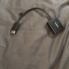 NEW Belkin HDMI to VGA Adapter 15CM 6 In BLACK
