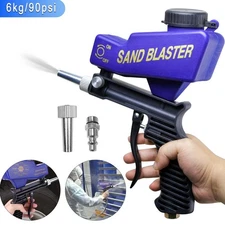 Portable Media Spot Sand Blaster Handheld Gun Air Gravity Feed Rust Remover USA