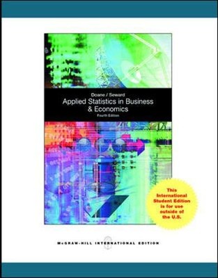 Applied Statistics in Business and Economics,Doane, David David 