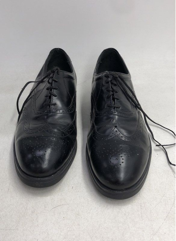 Vintage Iron Age Black Leather Wingtip Steel Toe Work Oxford Size 12