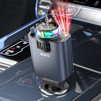 W&O Retractable Car Charger 5 in 1 Fast Car Phone Charger w/ Type C /  L  Cables