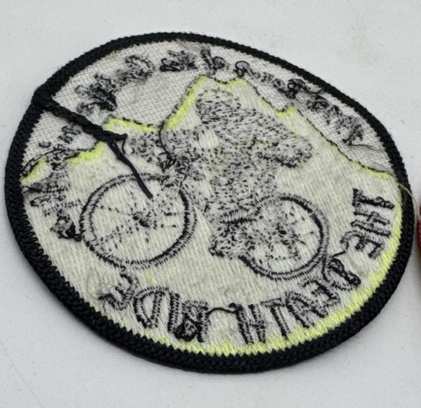 The Death Ride Tour Of The California Alps 1990 Detour Patch Bike Cycling BIKER