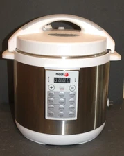 Fagor America LUX 6 Quart Electric Multi Cooker 10 Presets Stainless white WORKS