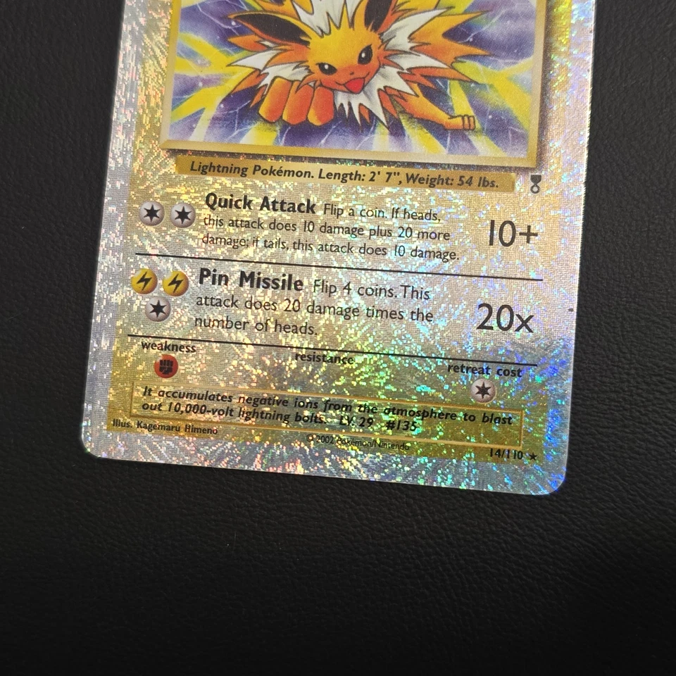 Pokémon TCG Jolteon Reverse Holo Legendary Collection 14/110 MP/HP - Image 4 of 4