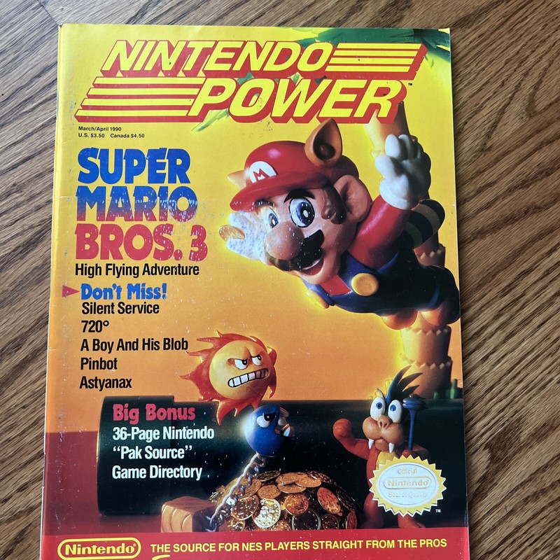 Nintendo Power Magazine Super Mario Bros 3 March/April 1990