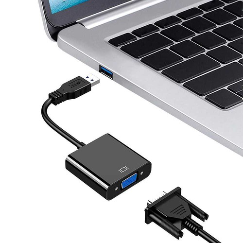 USB3.0 auf VGA Adapter Kabel Cable Konverter Full HD Grafikkarte HDTV PC Monitor - Bild 6 von 8