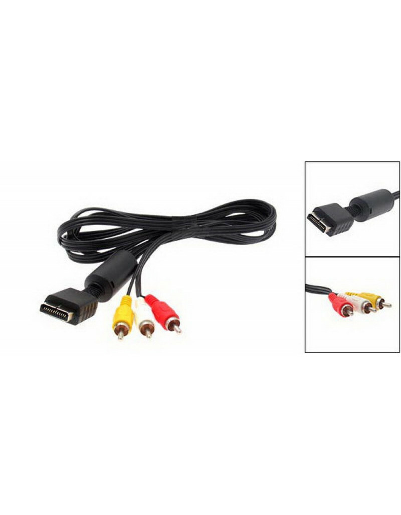 Cable Audio et Video A/V – RGB Pour PS1, PS2 & PS3