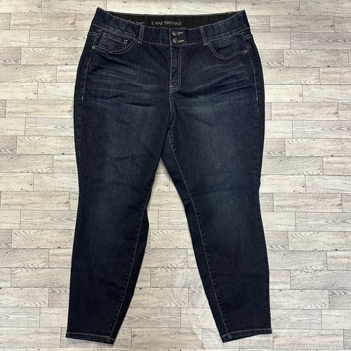 Lane Bryant | High Rise Skinny Jeans | Blue | 18 - Picture 2 of 9