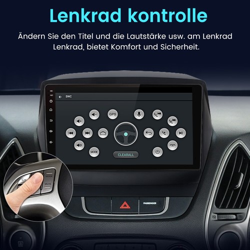 Für Hyundai IX35 Tucson 2009-2015 Android Autoradio GPS NAVI BT FM DAB+ WIFI SWC - Bild 6 von 12