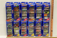60 Hot Wheels 1997 Diecast Cars Speed Demons G-Force Rad Rigs Flag Flyers +++NOC