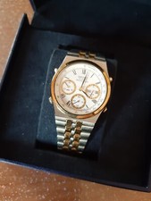Vintage SEIKO Gent's 1980s Chronograph Quartz 7A38 728A Jubelee Strap Gold Tone 