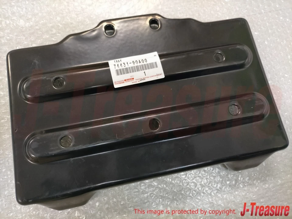 Bandeja de batería genuina TOYOTA LAND CRUISER BJ60 FJ60 FJ62 81-90 74431-90A00 OEM Foto 4 de 4