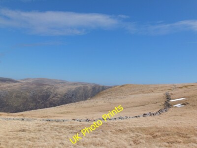 Photo 6x4 Old wall above Coire Loch Kander Carn an Tuirc Given its locati c2015