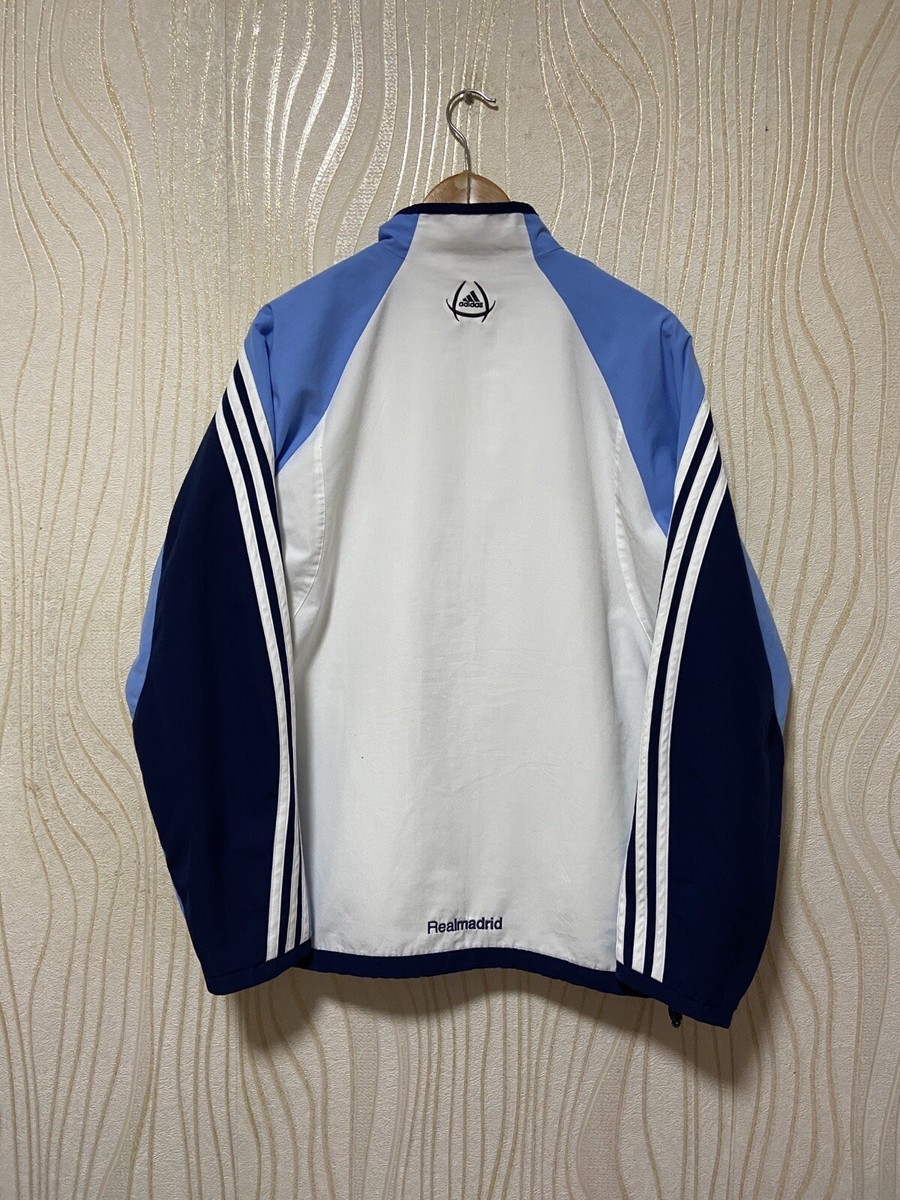 REAL MADRID 2005 2006 FOOTBALL SOCCER TRACK JACKET ADIDAS REAL MADRID 2005 2006 FOOTBALL SOCCER TRACK JACKET ADIDAS