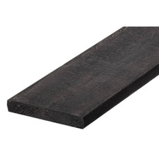 Edging Lumber G-Grade 2 X 8 Inch X 8 Feet Black Recycled Plastic 2 Per Box