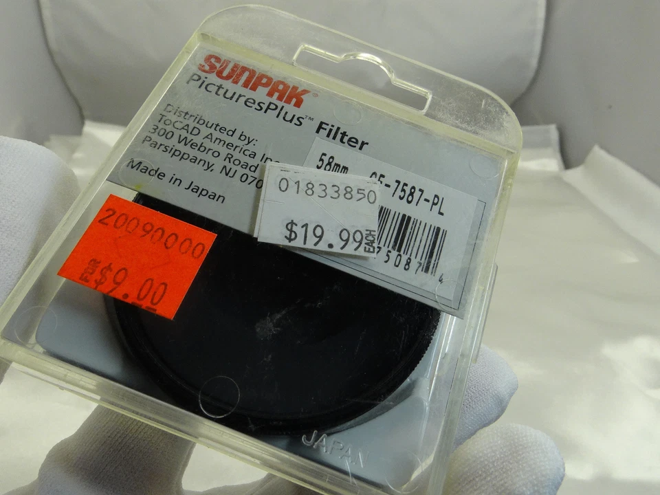 Sunpak 58mm PL Polarizing Camera Lens Filter Polar - Image 2 of 4