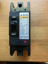 Mitsubishi NF30-SB 3A 2Pole Circuit Breaker 41-14981, New never used, no box