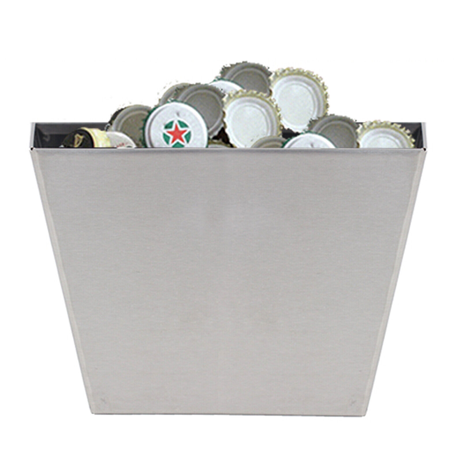 Small Metal Beer Cap Catcher for Wall Mount Bottle Openers Stainless