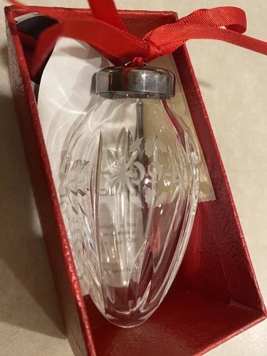 Vintage Waterford 1994 3rd Edition Annual Crystal Glass Christmas Tree Ornament