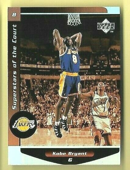 KOBE BRYANT 1998-99 UPPERDECK SUPERSTARS OF THE COURT CARD KOBE BRYANT 1998-99 UPPERDECK SUPERSTARS OF THE COURT CARD