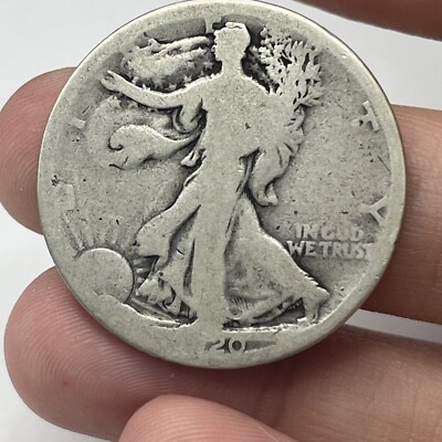 1920-S Walking Liberty Silver Half Dollar | eBay