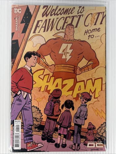 Shazam! #1-2 Vol. 4 variantes Mark Waid Chris Samnee DC Comics 2023 casi nuevo alto grado - Imagen 2 de 3