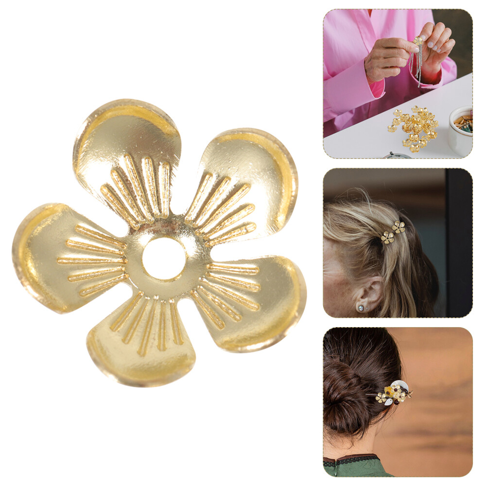 50 Pcs Jewelry Accessories Decked DIY Flower Hair Clip Props eBay