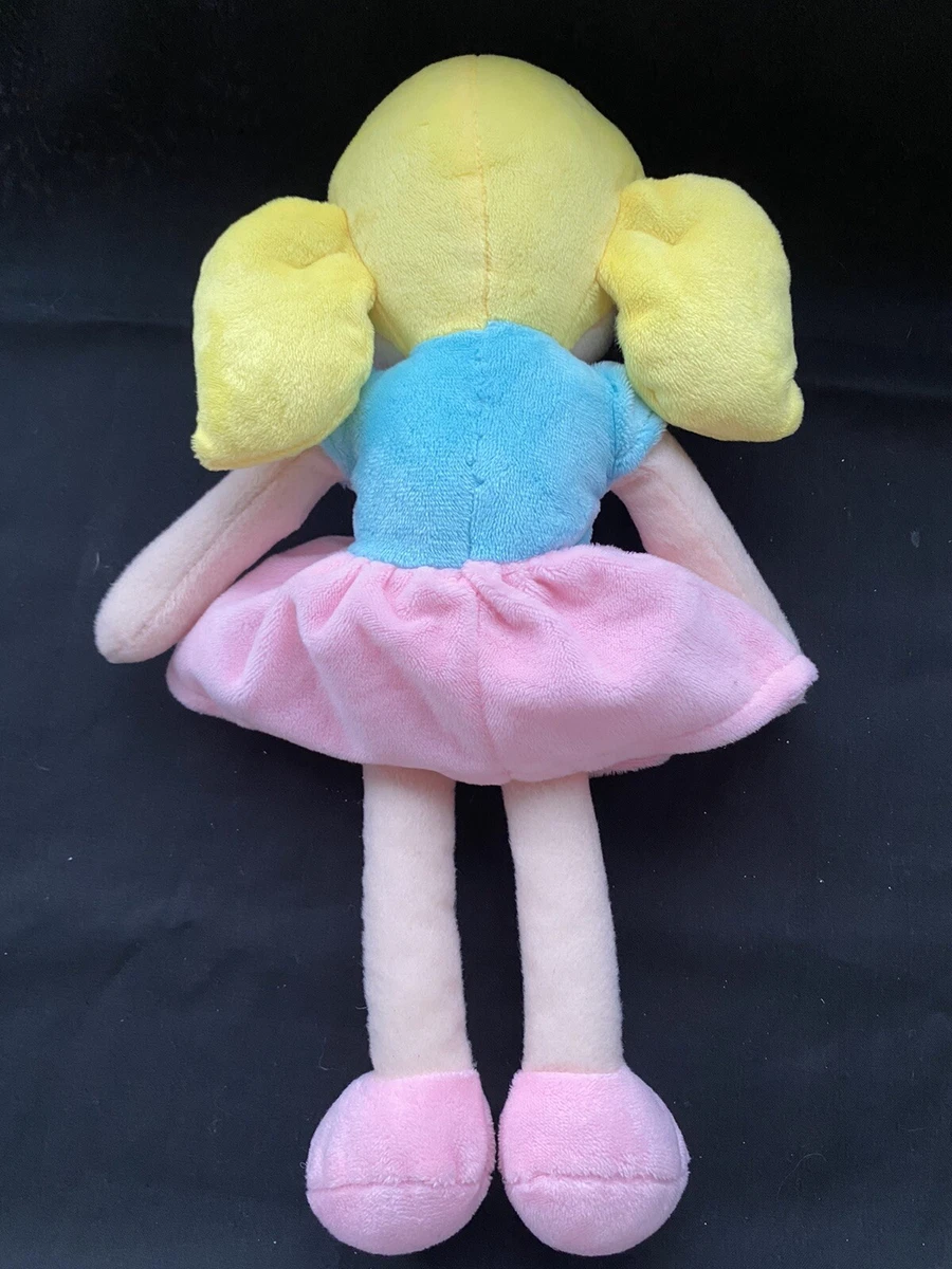 Pink Plush Blonde Unicorn Rag Doll