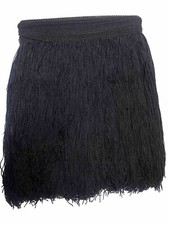 Black Tassel Fringe Trim- 1 Metre