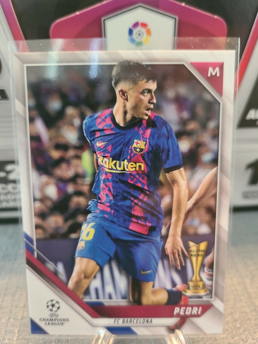PEDRI 2021/22 TOPPS UEFA CHAMPIONS LEAGUE ALL STAR ROOKIE