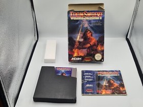 NES IronSword Wizards & Warriors II con scatola originale e istruzioni FRA
