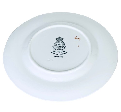 Royal Worcester BAGUETTE TURQUOISE Enameled Dots Bread & Butter Plate(s) - Picture 6 of 8